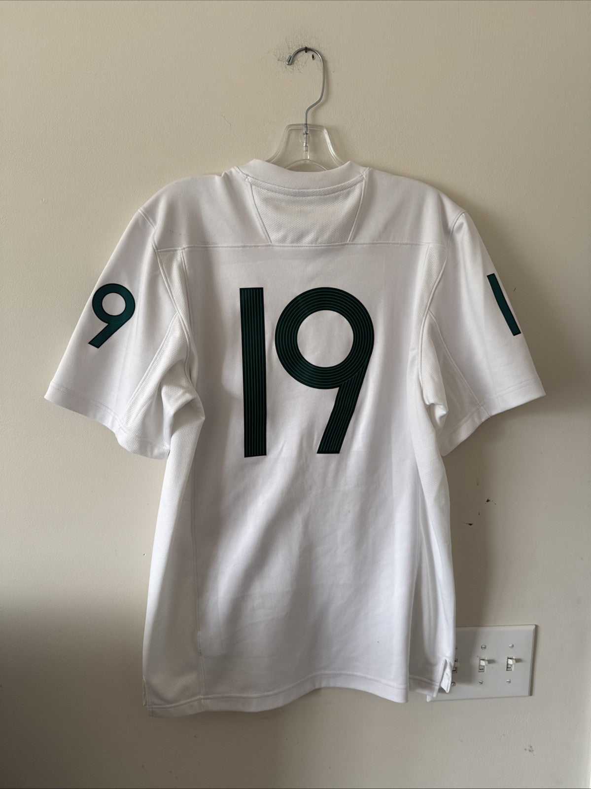 Men’s Adidas Parley University of Miami Hurricanes #19 Football Jersey Sz M RARE