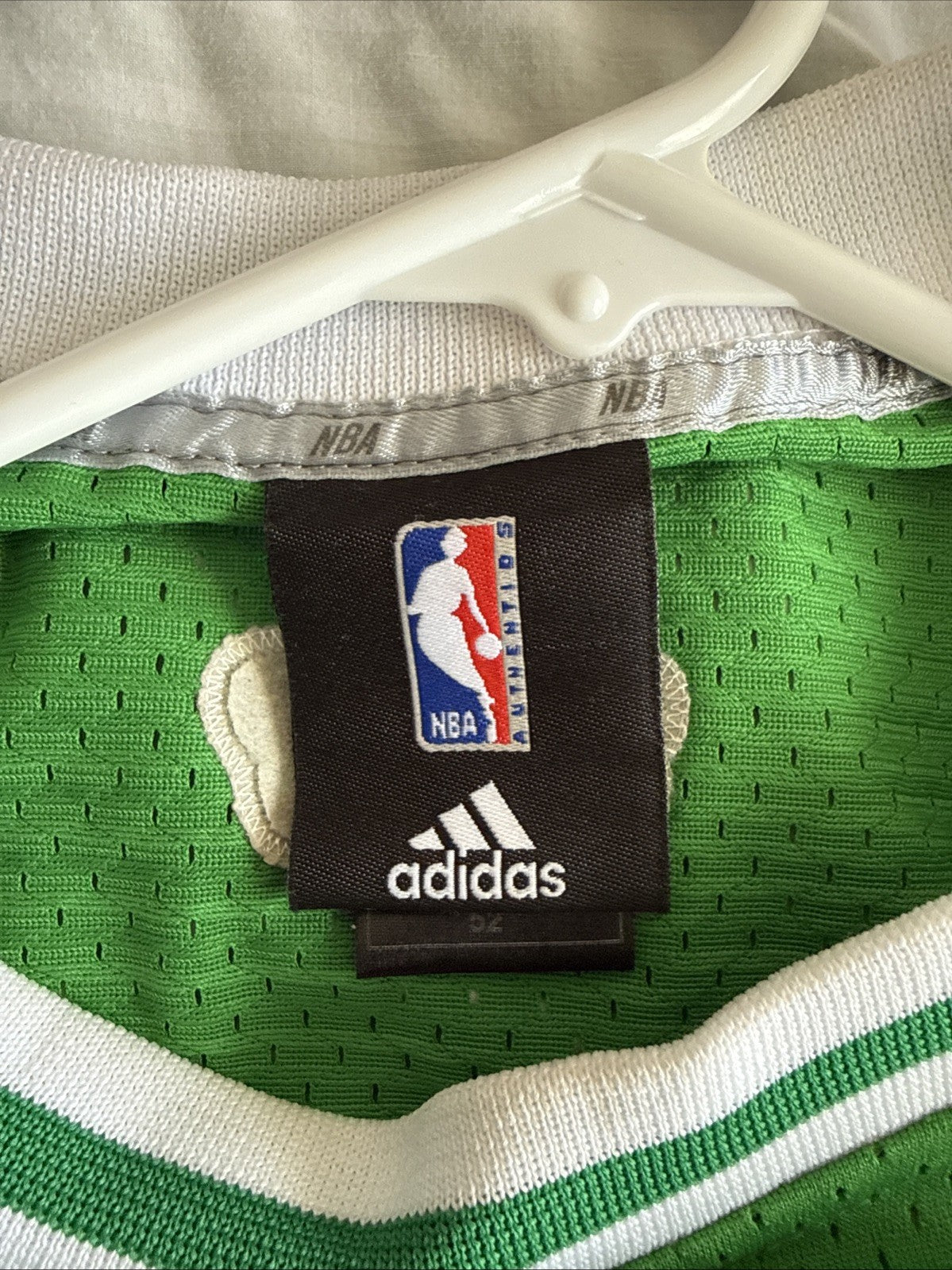 Men’s Adidas Paul Pierce #34 Boston Celtics Authentic Jersey  Sz 52 - Green