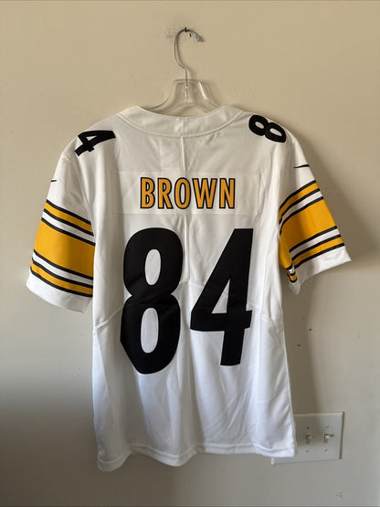Men’s Nike Antonio Brown #84 Steelers Vapor Limited NFL Jersey Sz M - White RARE