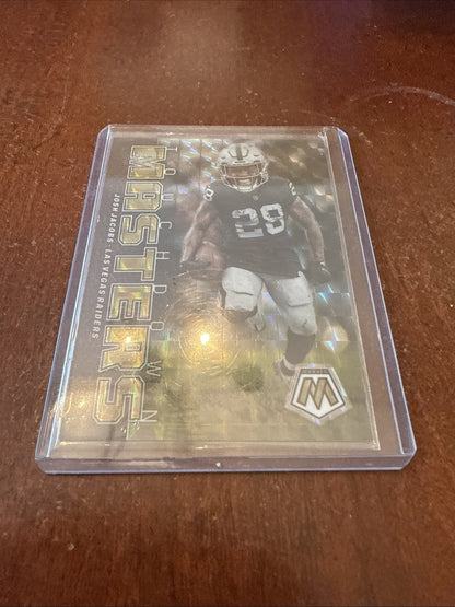 2023 Panini Mosaic - Touchdown Masters Josh Jacobs #TM-JJ Mosaic Prizm /89