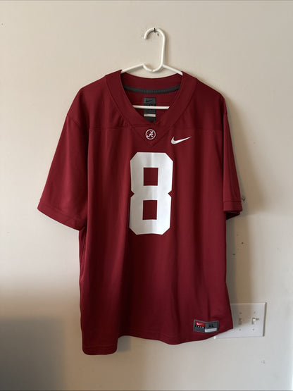 Men’s Nike Julio Jones #8 Alabama Crimson Tide NCAA Jersey Sz XL - Red RARE