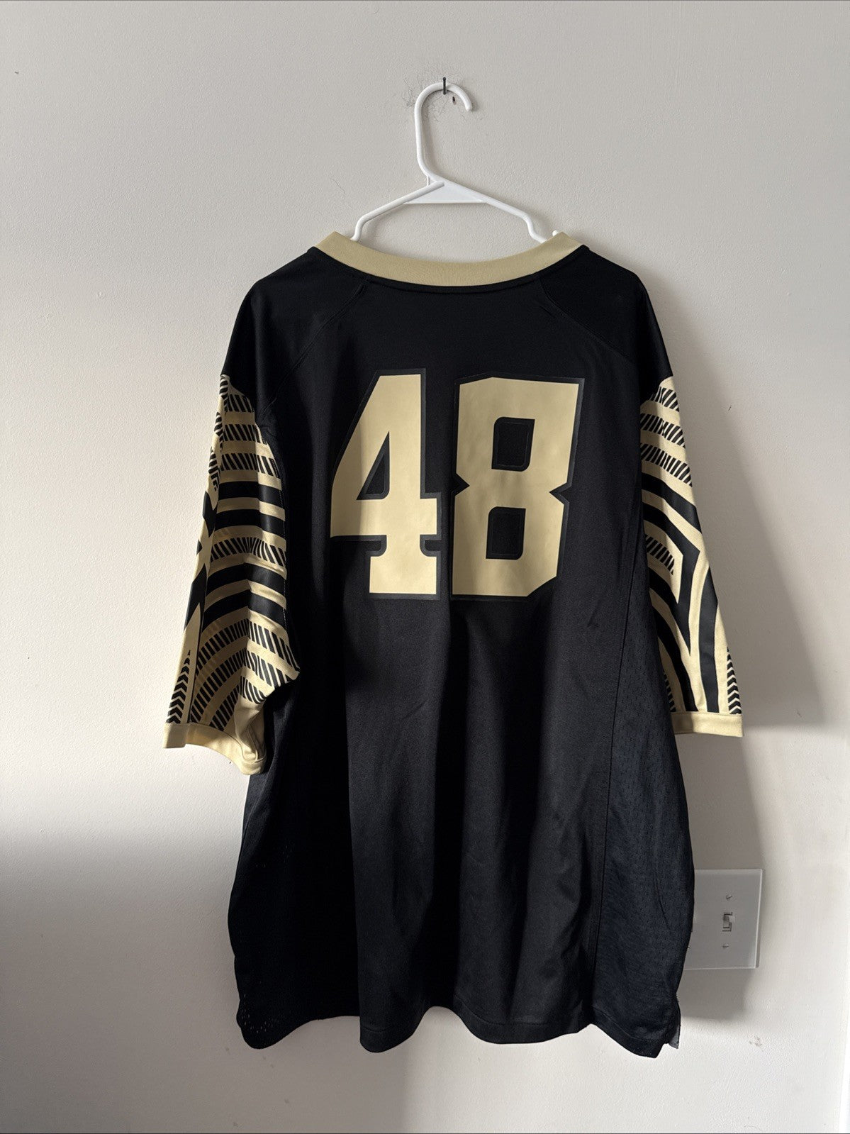 Men’s Nike Wake Forest Demon Deacons #48 Football Jersey Sz 2XL - Black RARE