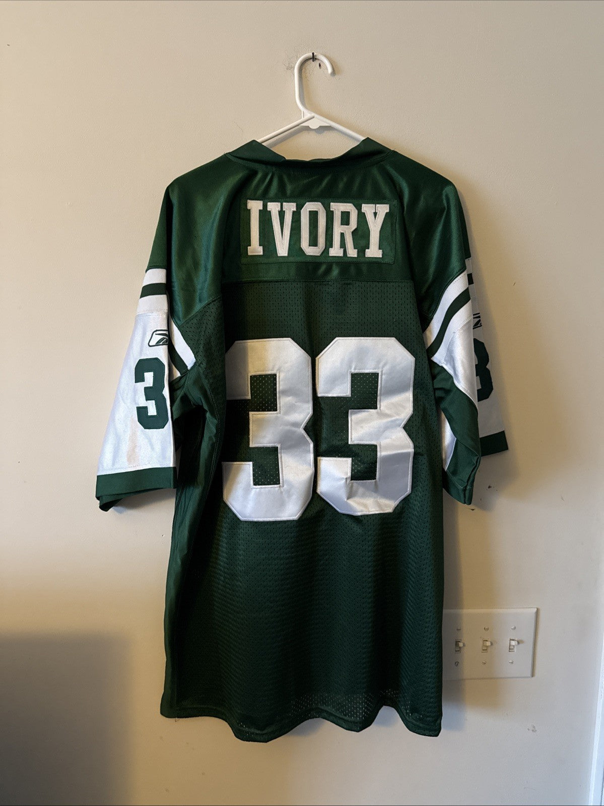 Men’s Reebok Chris Ivory #33 New York Jets NFL Jersey Sz 54 - Green NWT RARE