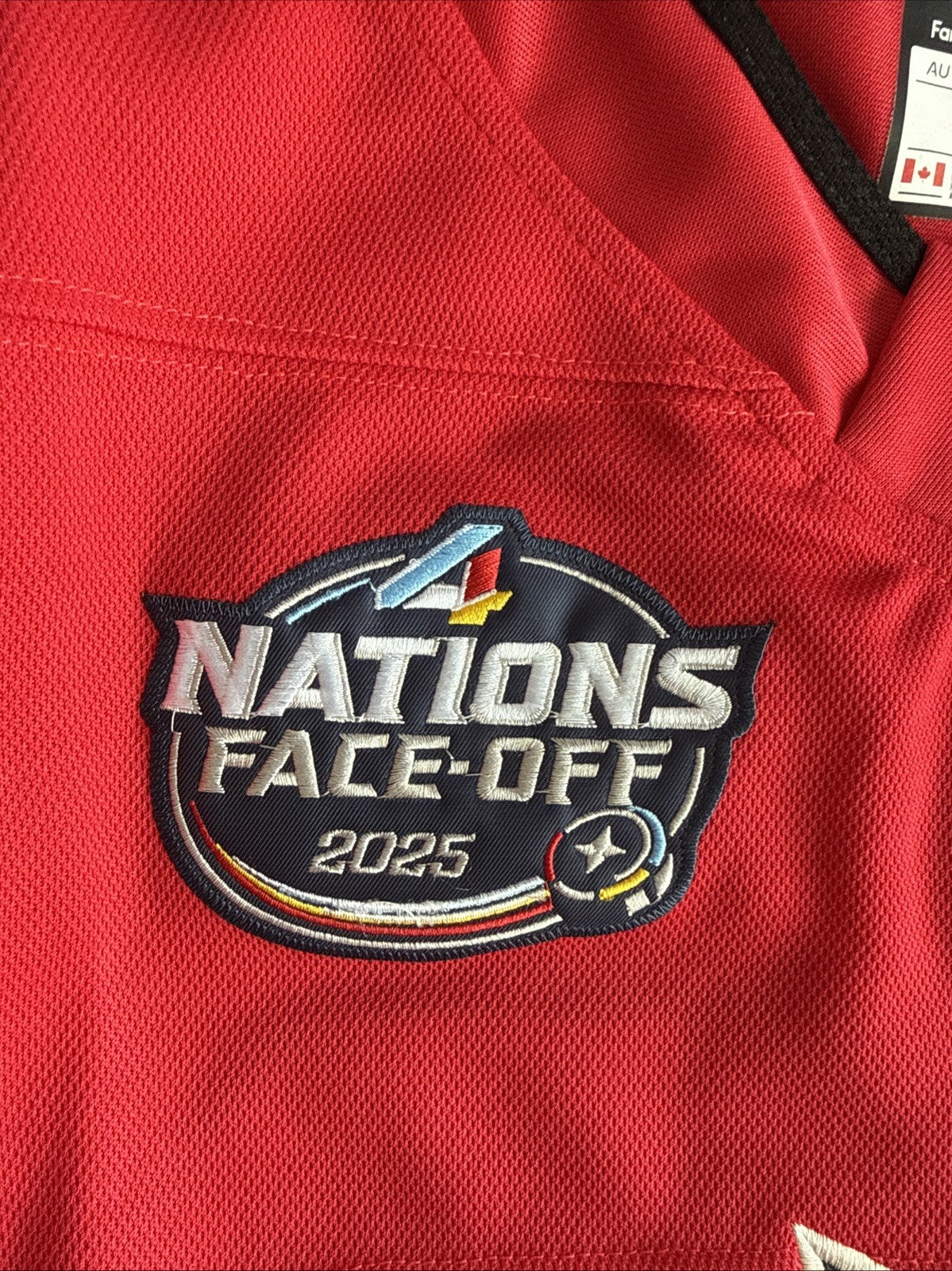 Men’s Fanatics Nathan MacKinnon #29 Canada 4 Nations FaceOff Jersey Size 52 RARE