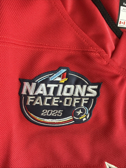 Men’s Fanatics Nathan MacKinnon #29 Canada 4 Nations FaceOff Jersey Size 52 RARE