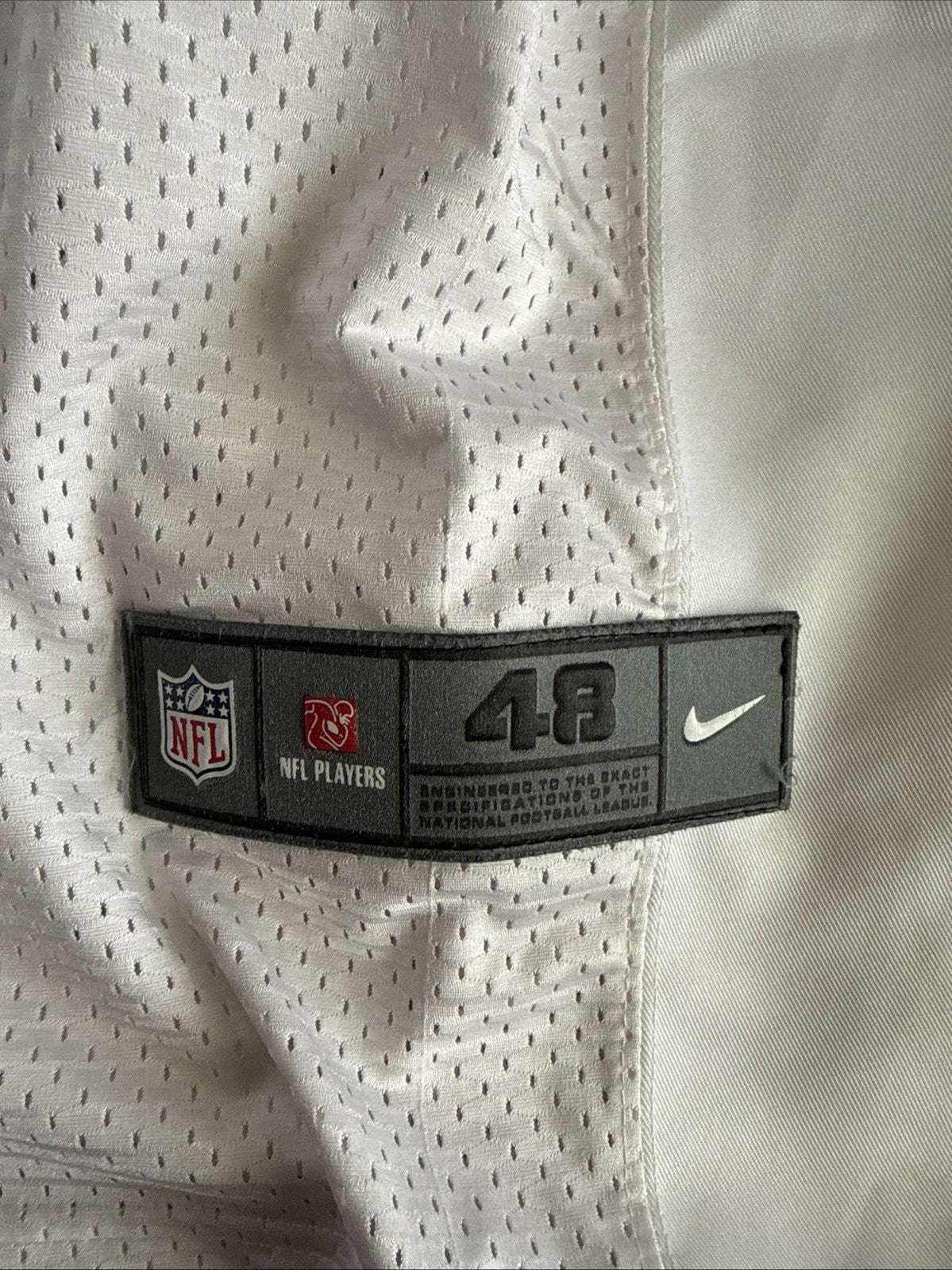 Men’s Nike Pat McAfee #1 Indianapolis Colts Vapor Elite Jersey Sz 48 White RARE