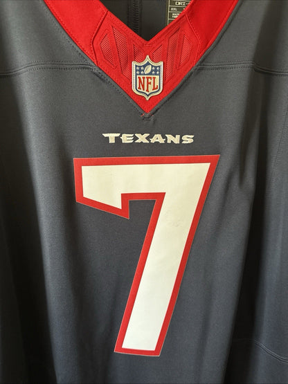 Men’s Nike CJ Stroud #7 Houston Texans Vapor Lmtd Away NFL Jersey Sz 2XL - Blue