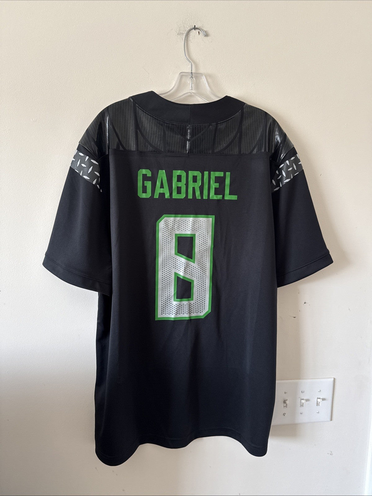 Men’s Nike Dillon Gabriel #0 Oregon Ducks 2024 NIL NCAA Jersey Sz XL Black RARE