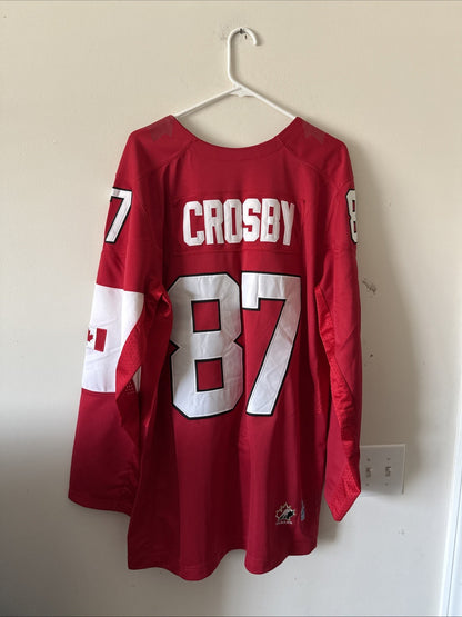 MEN’S NIKE SIDNEY CROSBY #87 TEAM CANADA 2014 OLYMPICS HOCKEY JERSEY SZ XL RARE