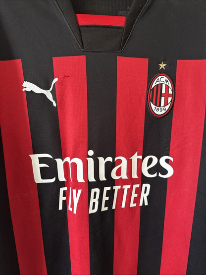 Men’s Sergino Dest #21 AC Milan 2022/23 Home Authentic Jersey Sz S - RARE