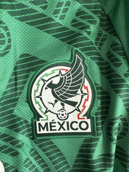 Men's adidas Santiago Gimenez #11 2026 Mexico Home WC Jersey Sz XL - Green NWT