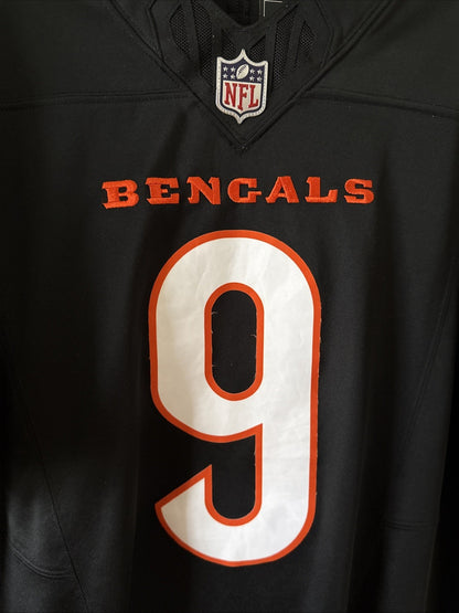 Men’s Nike Joe Burrow #9 Cincinnati Bengals Vapor Lmtd NFL Jersey Sz L - Black