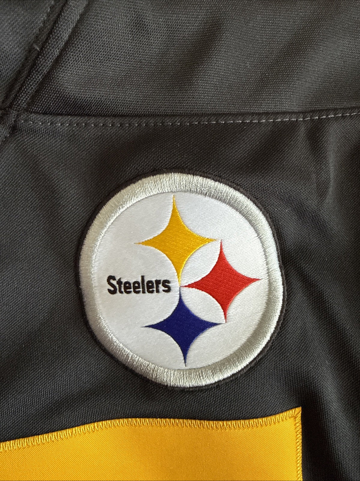 Men’s Nike Devin Bush #55 Pittsburgh Steelers Vapor Lmtd Color Rush Jersey Sz L