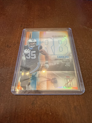 2025 Dillon Johnson RCV-131 Topps Signature Series Orange Parallel /50