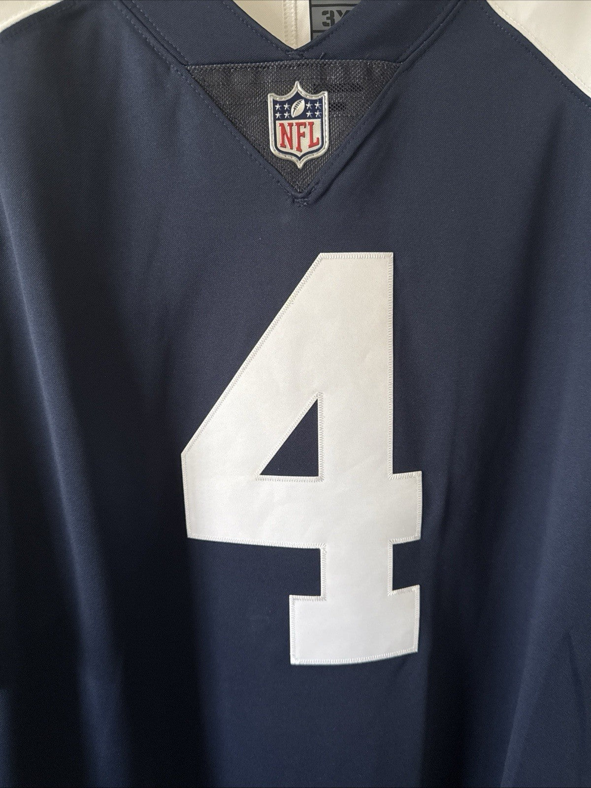Mens Nike Dak Prescott #4 Dallas Cowboys VAPOR LMTD Throwback NFL Jersey Sz 3XL
