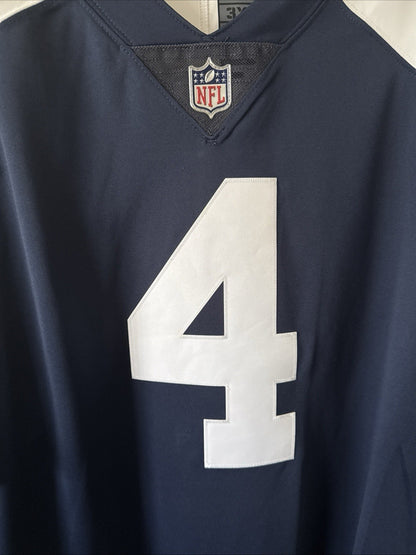 Mens Nike Dak Prescott #4 Dallas Cowboys VAPOR LMTD Throwback NFL Jersey Sz 3XL