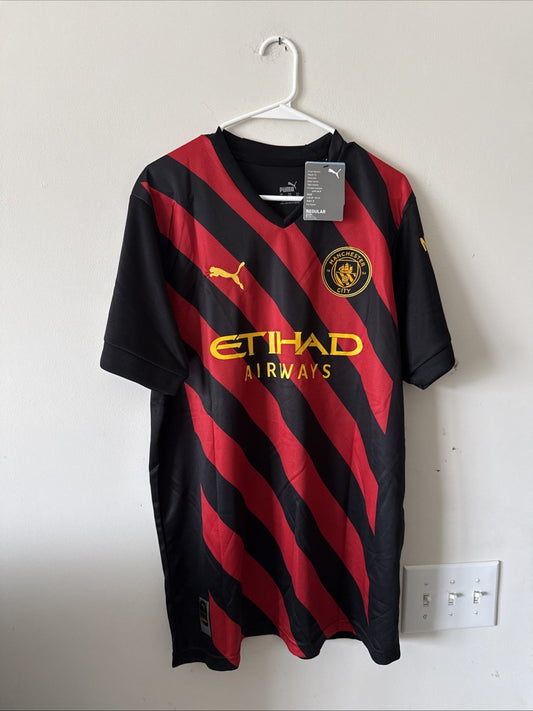 Men’s Puma Ruben Dias #3 Manchester City Puma 2022/23 Away Jersey Sz 2XL - RARE