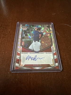 2025 Panini Stars and Stripes - Collegiate NT Signatures Max Belyeu #NTS-MB