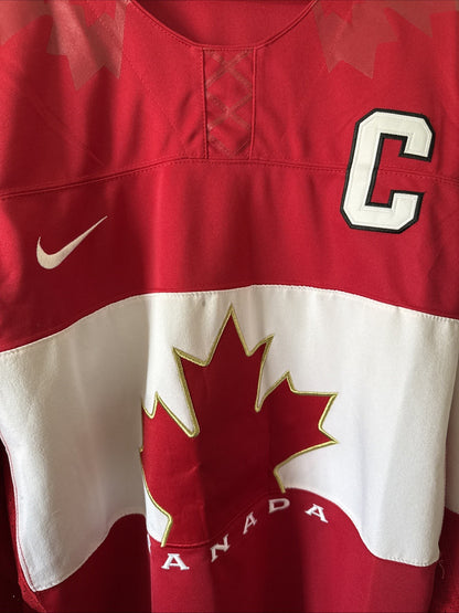 MEN’S NIKE SIDNEY CROSBY #87 TEAM CANADA 2014 OLYMPICS HOCKEY JERSEY SZ XL RARE