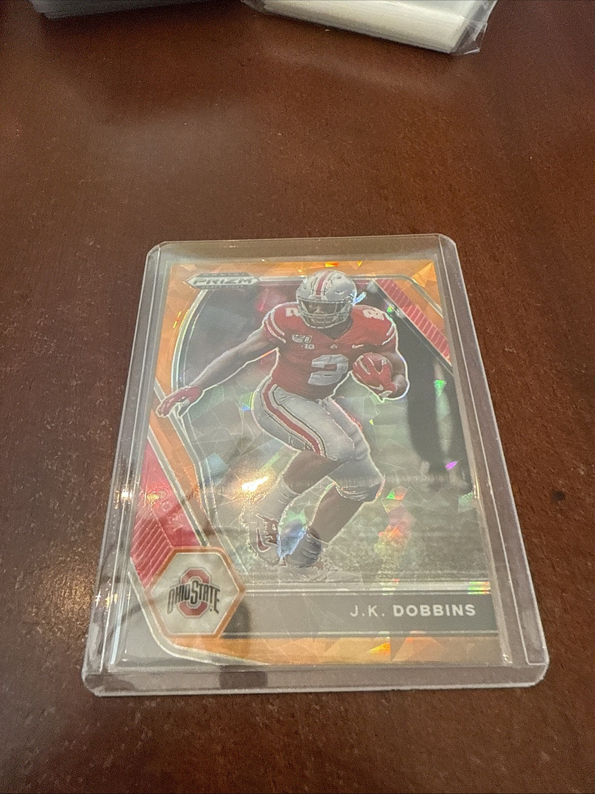 2021 Panini Prizm Draft Picks Orange Ice Prizm JK Dobbins #78