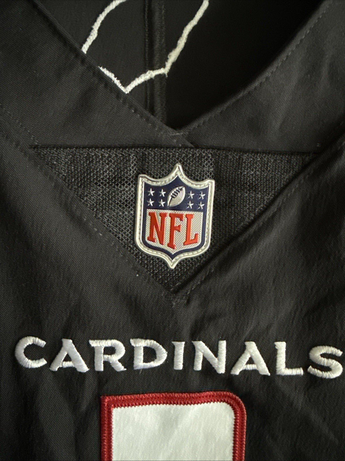Men’s Nike Kyler Murray #1 Arizona Cardinals Vapor Elite Jersey Sz 48 - Black