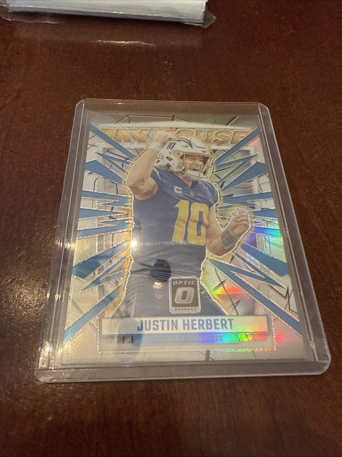 2023 Panini Donruss Optic - My House Justin Herbert #14 Silver Prizm