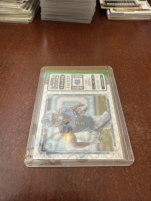 2023 Chronicles #16 Josh Downs Contenders College Ticket Green Rookie