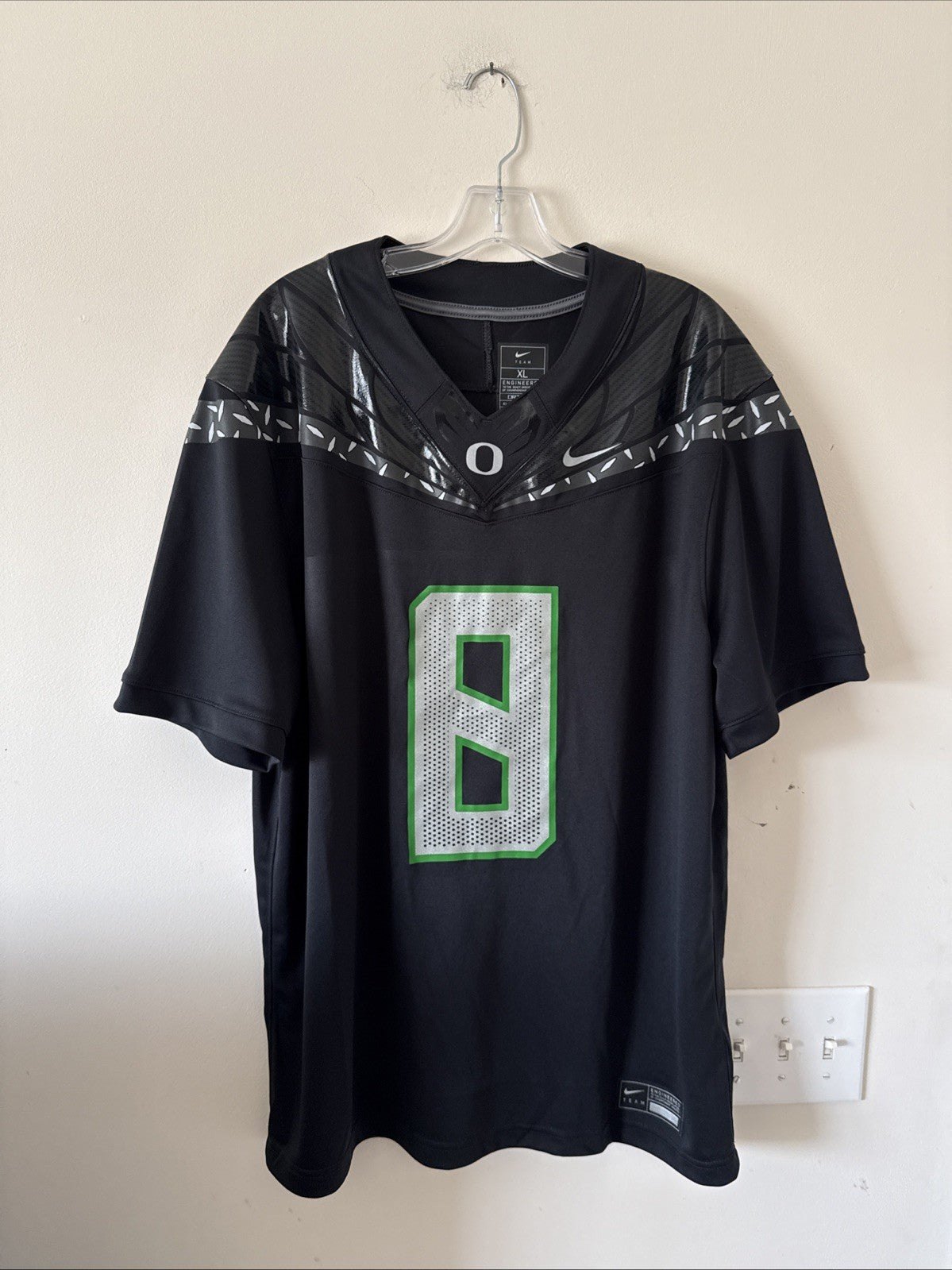 Men’s Nike Dillon Gabriel #0 Oregon Ducks 2024 NIL NCAA Jersey Sz XL Black RARE