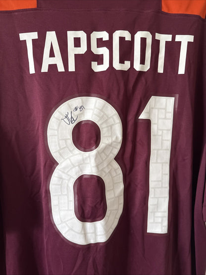Men’s Nike Jordan Tapscott #81 Autographed VT Hokies Jersey Sz 2XL - NWT RARE