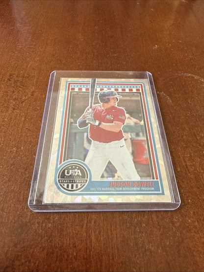2025 USA Stars And Stripes Judson Dowell Cracked Ice /25 #131