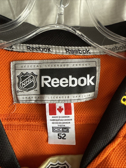 MEN’S REEBOK JOHN GIBSON #36 2015 REEBOK ANAHEIM DUCKS 3rd JERSEY SZ 52 RARE