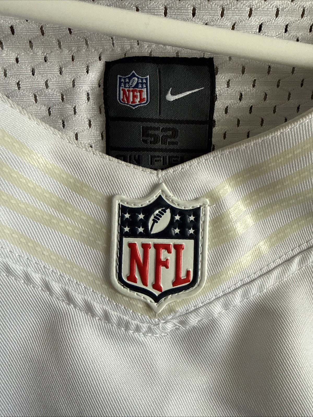 Men’s Nike Brandon Marshall #15 New York Jets NFL Jersey Sz 52 - White RARE
