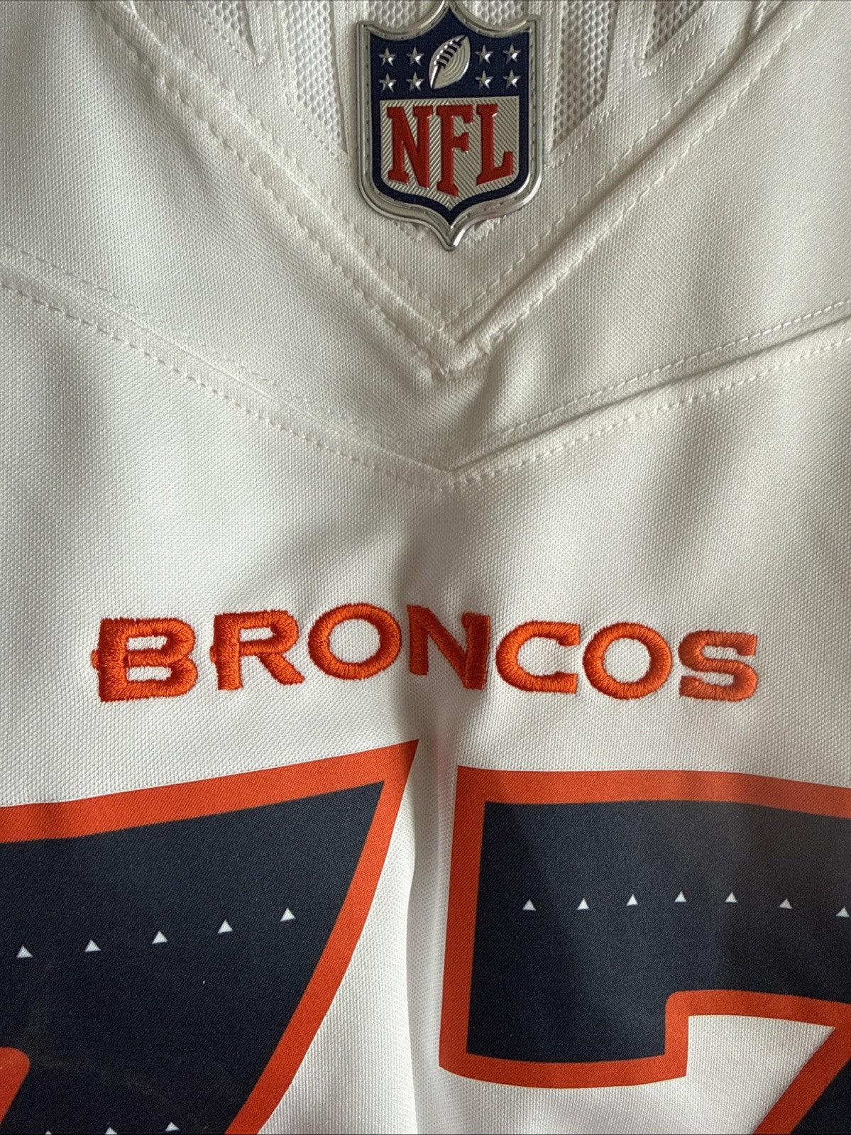 Men’s Nike Javonte Williams #33 Denver Broncos Vapor Lmtd NFL Jersey Sz 2XL RARE