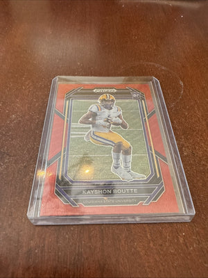 Kayshon Boutte 2023 Prizm Draft Picks #137 RC Red Wave LSU Tigers/Patriots NCAA