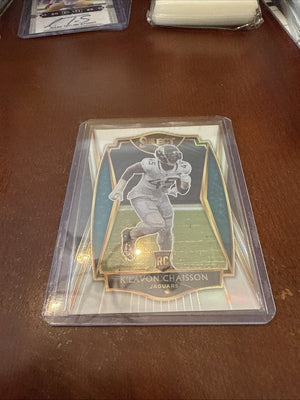 K'LAVON CHAISSON 2020 SELECT PREMIER LEVEL FOOTBALL ROOKIE SILVER RC /35 #192