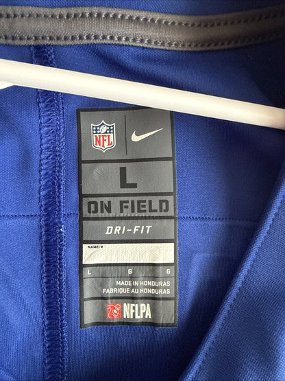 Men’s Nike Saquon Barkley #26 New York Giants Vapor Lmtd Jersey Sz L - Blue RARE