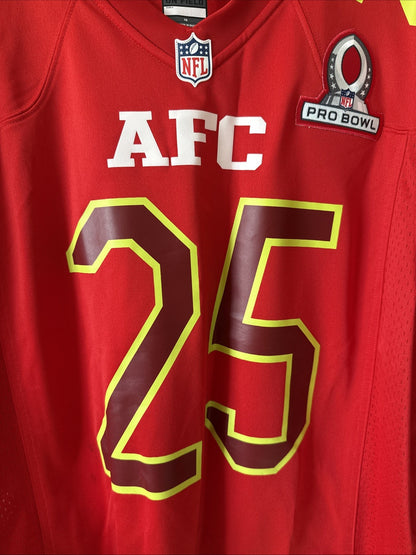Men's Nike Chris Harris Jr #25 Broncos 2017 AFC Pro Bowl Jersey Sz XL - Red RARE