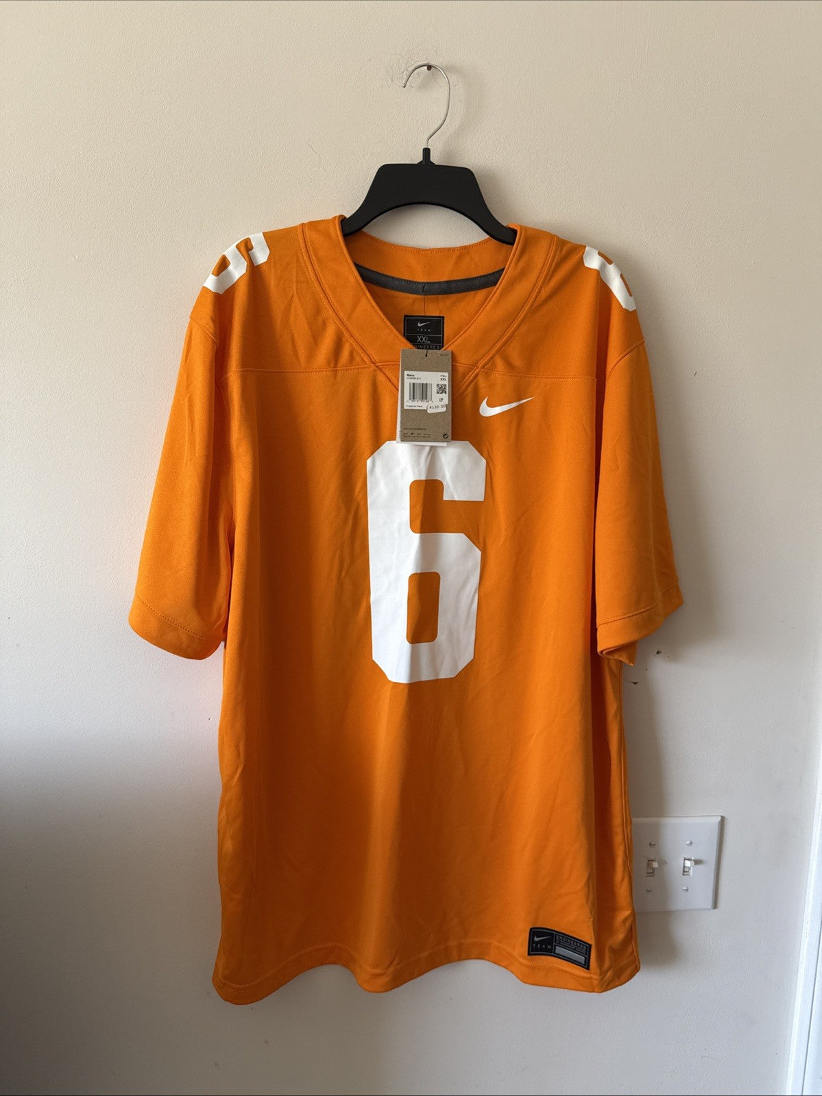 Men’s Nike Tennessee Volunteers Alvin Kamara #6 Alumni Jersey Sz 2XL Orange NWT