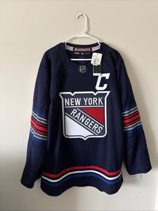 Men’s Adidas Jacob Trouba #8 New York Rangers Authentic Jersey Sz 52 - NWT RARE