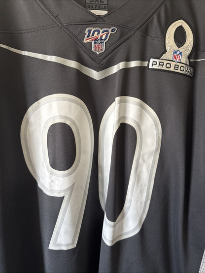 Men's Nike T.J. Watt #90 Steelers 2020 AFC Pro Bowl Lmtd Jersey - Sz 3XL RARE