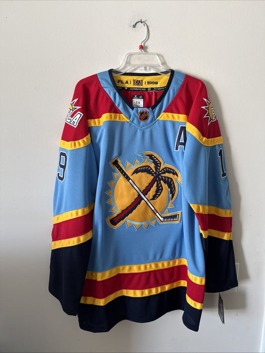 MEN’S FANATICS MATTHEW TKACHUK #19 PANTHERS REVERSE RETRO 2.0 JERSEY SZ 54 NWT
