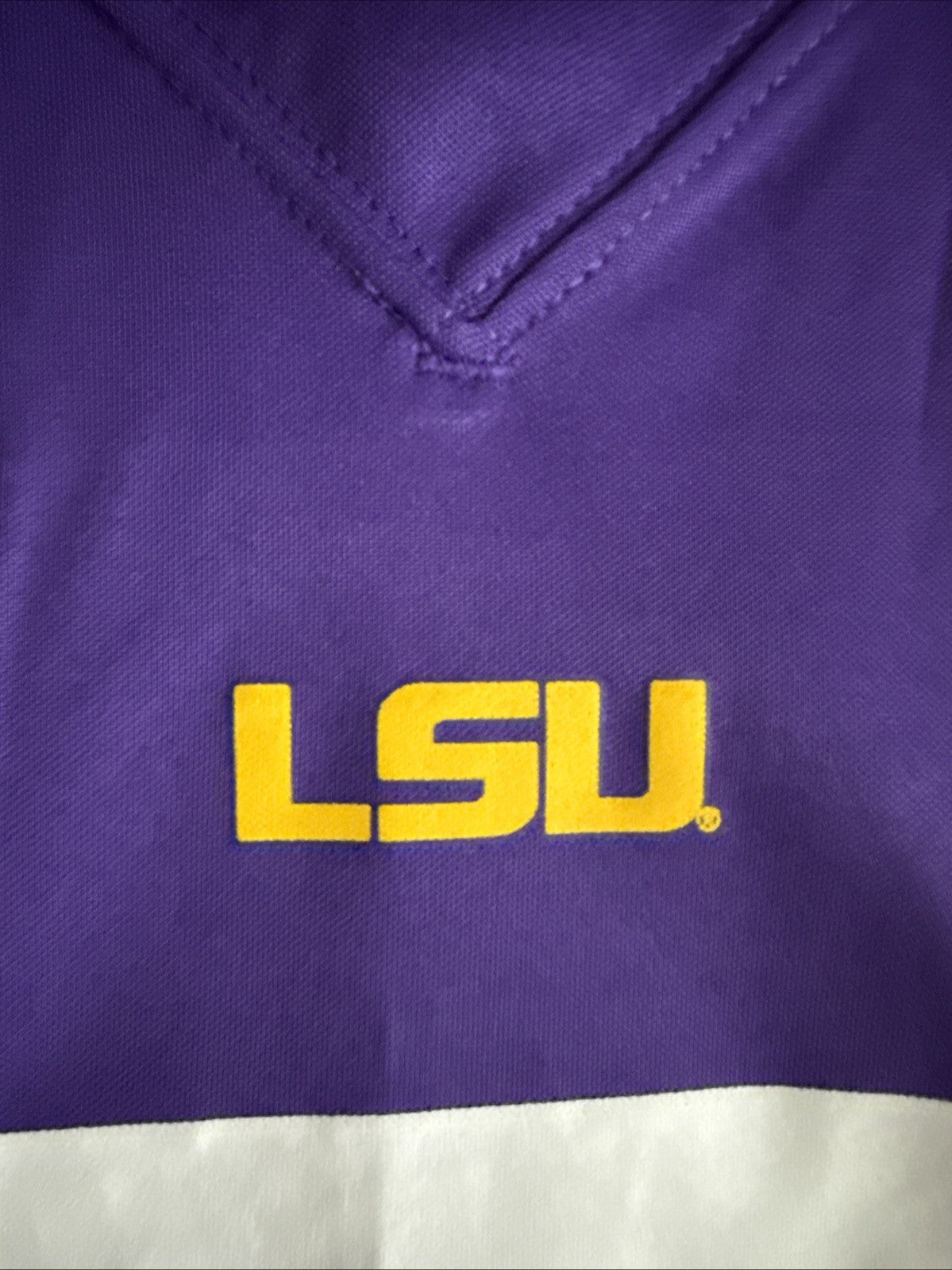 Men’s Nike Leonard Fournette #7 LSU Tigers NCAA Jersey Sz M - Purple RARE