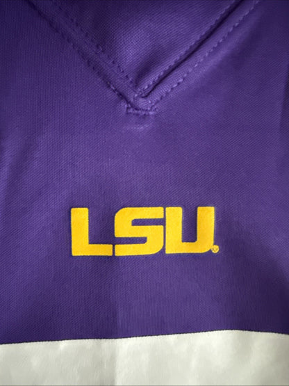 Men’s Nike Leonard Fournette #7 LSU Tigers NCAA Jersey Sz M - Purple RARE